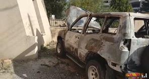 عصابة ‘ تدفيع الثمن ‘ تحرق مركبتين في عارة